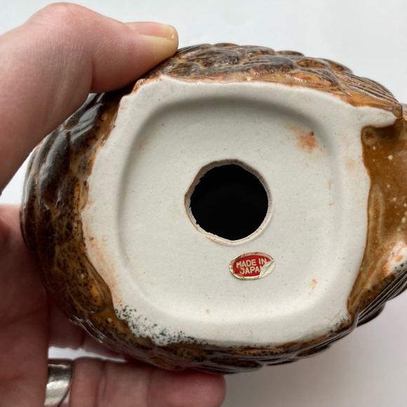 Vintage brown ceramic quails. Set of two. Made in Japan. - Picture 6 of 6